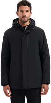 No Excess Jacket long soft shell black Zwart - XXXL
