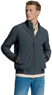 No Excess Jacket short fit clean soft night Blauw - M