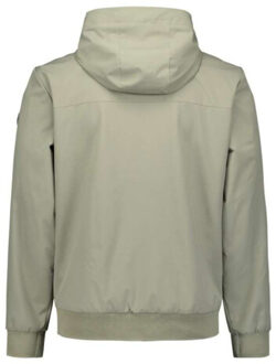 No Excess Jacket short fit hooded light army Groen - M