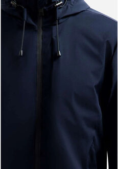 No Excess Jacket short fit hooded night Blauw - XXXL