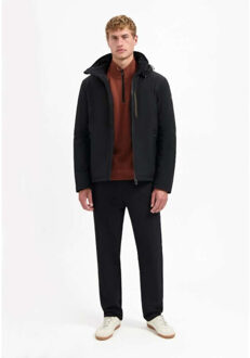 No Excess Jacket short fit hooded softshell s black Zwart - M