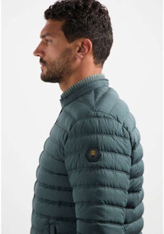 No Excess Jacket short fit padded dark steel Groen - L