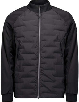 No Excess Jacket short fit sealed knitted mix black Zwart - L