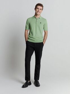 No Excess Knitted Poloshirt Groen - 3XL,L,M,XL,XXL