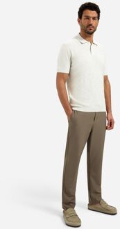 No Excess Knitted Slub Poloshirt Kit Beige - 3XL,L,M,XL,XXL