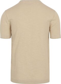 No Excess Knitted T-Shirt Ecru Off-White - L,XL,XXL