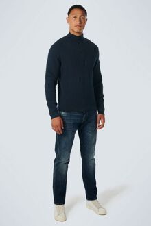No Excess Mocker Trui Navy Donkerblauw - XL,XXL