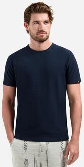 No Excess No-Excess T-Shirt Jacquard Navy Donkerblauw - 3XL,L,M,XL,XXL