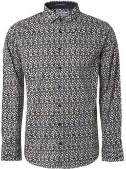 No Excess Overhemd Print Groen - M