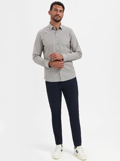 No Excess Overhemd Print Multicolour Off-White - 3XL,L,M,XL,XXL