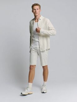 No Excess Overhemd Stripes Beige - XL,XXL