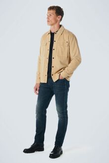 No Excess Overshirt Corduroy Beige Off-White - XXL