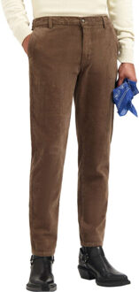 No Excess Pants chino stretch corduroy taupe Bruin - M