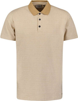 No Excess Polo 2 coloured jacquard Kaki - XL