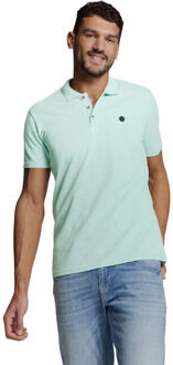 No Excess Polo melange ice Blauw - L