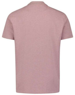 No Excess Polo melange mauve - maat M Roze