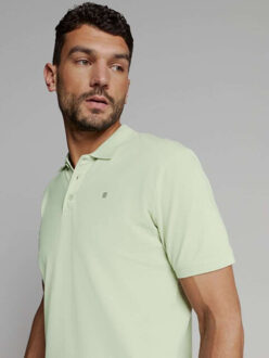 No Excess Polo pique solid stretch mint Groen - XL