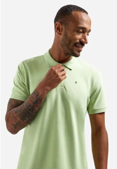 No Excess Polo short sleeve basic green Groen - XXL