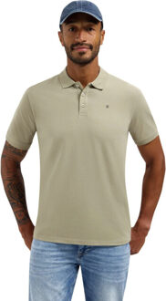 No Excess Polo short sleeve basic taupe Bruin - XXL