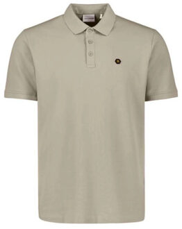 No Excess Polo short sleeve basic taupe Bruin - XXXL