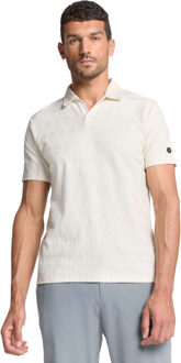 No Excess Polo v solid terry jacquard offwhite Beige - XL