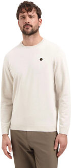 No Excess Pullover crew neck melange kit melange - maat XL Beige