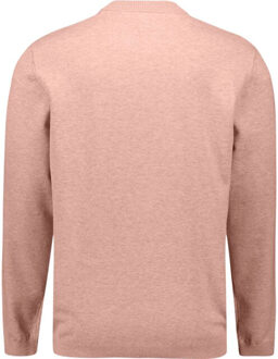No Excess Pullover crew neck melange light mauve - maat L Paars