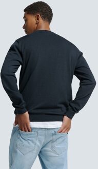 No Excess Pullover Crewneck 2 Coloured Melange Night  M Navy