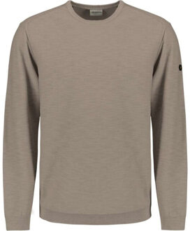 No Excess Pullover crewneck garment dyed + st clay Bruin - XXL