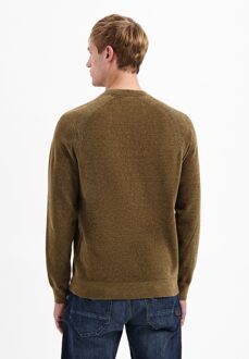 No Excess Pullover Crewneck Light Weight Chenille Taupe  M Bruin