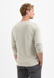No Excess Pullover Crewneck Plated Structure Knit Kit 2XL Grijs