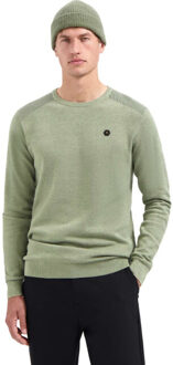 No Excess Pullover crewneck plated structure light moss Bruin - XL