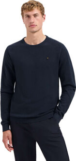 No Excess Pullover crewneck plated structure night Blauw - L