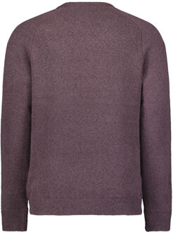 No Excess Pullover Crewneck Soft Wool Blend Dark Wine  L Rood, Bordeaux