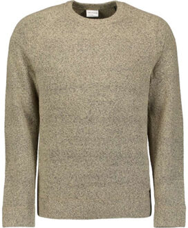 No Excess Pullover crewneck soft wool blend sand Beige - L