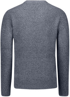 No Excess Pullover Crewneck Soft Woolblend Washed Blue  2XL Blauw