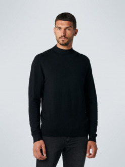 No Excess Pullover Crewneck Solid Black   2XL Zwart