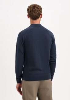 No Excess Pullover Half Zip High Collar Solid  3XL Navy