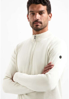 No Excess Pullover half zip high collar solid kit Groen - M