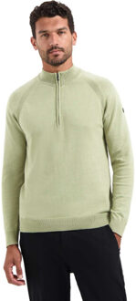 No Excess Pullover half zip high collar solid light moss Bruin - XXXL
