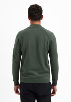 No Excess Pullover Half Zip High Collar Solid  XL Groen
