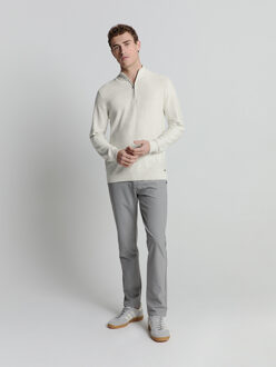 No Excess Pullover Half Zip Melange Kit  S Wit