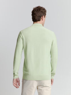 No Excess Pullover Half Zip Melange Mint  L