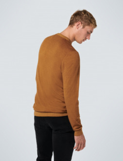 No Excess Pullover Met Wol Ginger   2XL Oranje