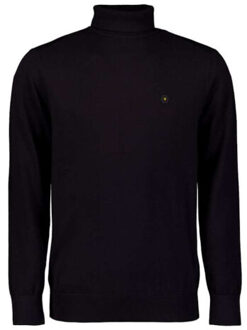No Excess Pullover roll neck black - maat XXXL Zwart