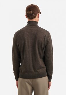 No Excess Pullover Roll Neck Taupe  L Bruin