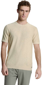 No Excess Pullover short sleeve crewneck soli cement Grijs - XL