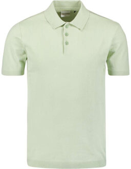 No Excess Pullover short sleeve polo button s mint Groen - L