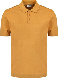 No Excess Pullover short sleeve polo button s yellow Veelkleurig - XL