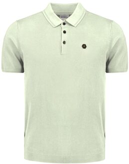 No Excess Pullover Short Sleeve Polo Button Solid Mint  2XL Groen